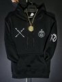 2526 Paris & XO Co branded black hoodies S-XXL